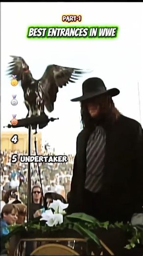 🔥 Ranking Top 5 Best WWE Entrance #wwe #shorts #wweshorts