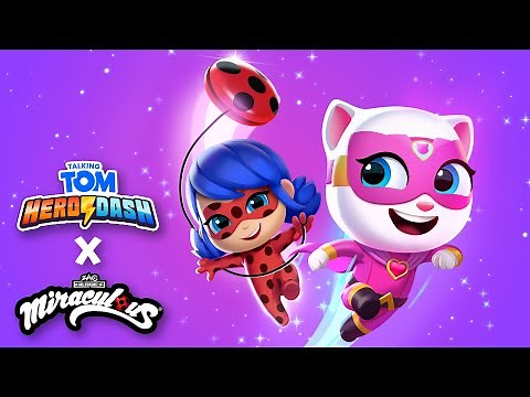 Ouch! Epic Ladybug Crashes 🙈🐞⚡ Talking Tom Hero Dash x Miraculous Ladybug