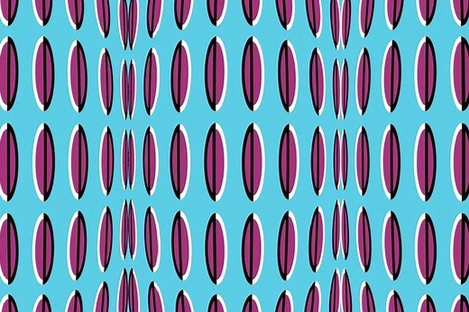 Optical illusion makes these shapes move but not everyone can see it, can YOU?