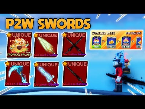 ALL SUMMER PACK REWARDS In Roblox Blade Ball