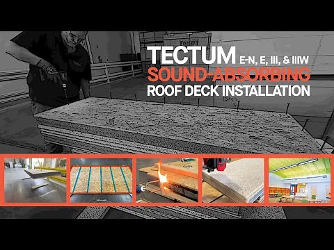 Sound Absorbing Roof Deck Installation | TECTUM | Armstrong World Industries