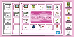 Creative Area Communication Board