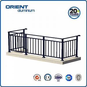 [Hot Item] Aluminium Balcony Handrail USA/Ca Aluminum Stair Railing Design System
