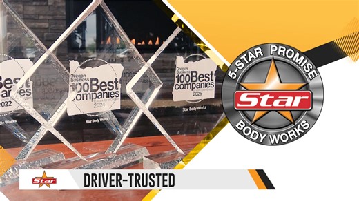 A car accident REALLY ruins your day. All of a sudden you're dealing with a busted up car that you've gotta get fixed. That's why at Star Body Works, everyone gets our 5-Star Promise: 🏅Car Manufacturer-Approved 🔒Insurance Provider-Preferred ⚙️Technology-Enhanced 🧑‍🔧Talent-Certified ⭐Driver-Trusted Learn more about our 5 promises to you at https://starbodyworks.com/5-star-promise/ | Star Body Works - Medford
