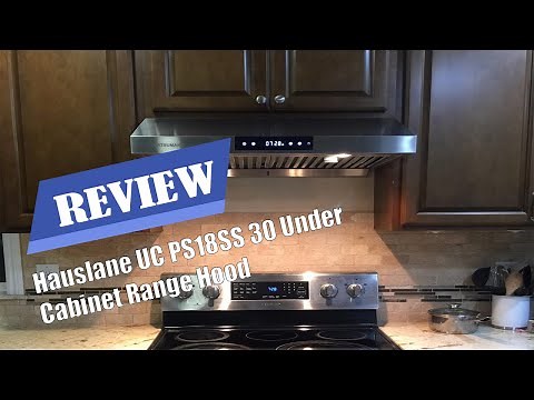 Hauslane UC PS18SS 30 Under Cabinet Range Hood Review 2022