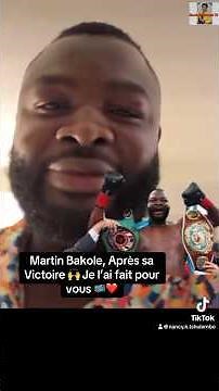Martin Bakole s’exprime après sa victoire face à L’américain Jared Anderson