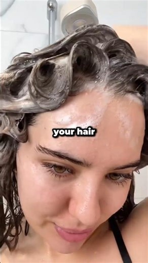 HAIR WASH ✨ Hibiscus and FlaxSeeds! #haircare #hair #shorts