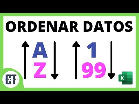 How to sort data in Excel in ascending and descending order