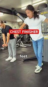 Bent Over Cable Fly: Final Chest Pump Finisher