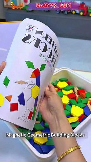 Magnetic Geometry Blocks: Creative Magnetic Play for Growing Minds #SmartKids