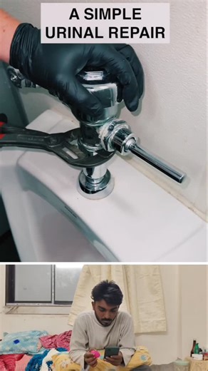 Plumber pro on Instagram: "Urinal Repair plumbing video 🧑‍🔧 . . . #plumbing #plumber #dıy #trick #plumbingtips"