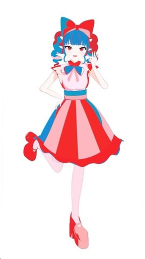 縦ロールちゃん作ってみた！