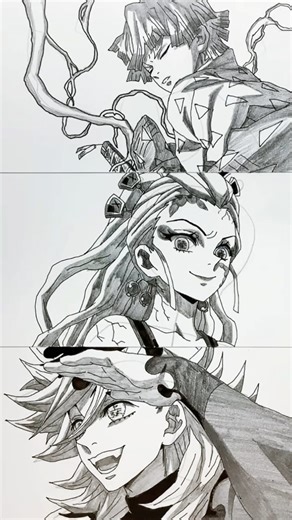 1.8K views · 110 reactions | Speed drawing StickMan daki from Demon Slayer This is my homepage,I put all my favorite drawing tools in it. https://linktr.ee/mcdrawanime #shorts #anime #drawing | mcpainted | Facebook