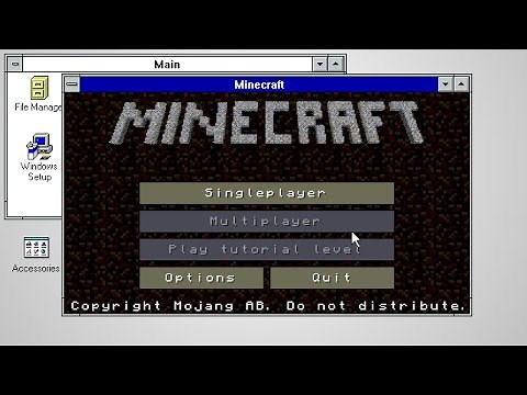 Can You Run MINECRAFT on Windows 3.1?