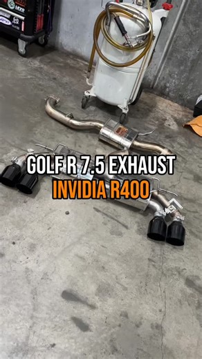 Supreme Motor Works on Instagram: "Volkswagen Golf 7.5R Invidia R400 Install."