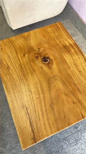 The ONLY Side Table You Need? 🪵 Modern Acacia Solid Wood & Metal Design