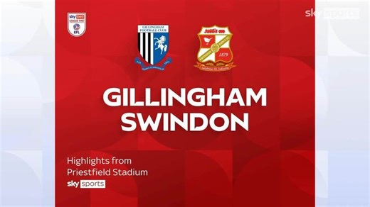 Gillingham 0-2 Swindon