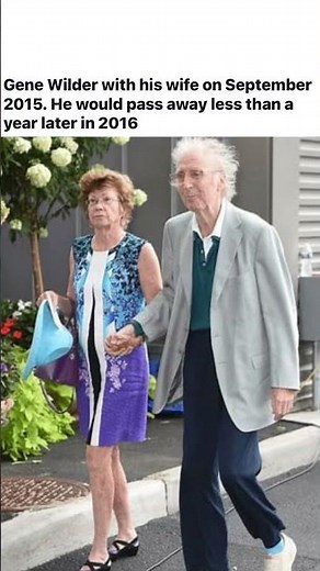 The FINAL Photo of GENE WILDER #death #celebrity #actor #hollywood #children #alzheimer #music #rip