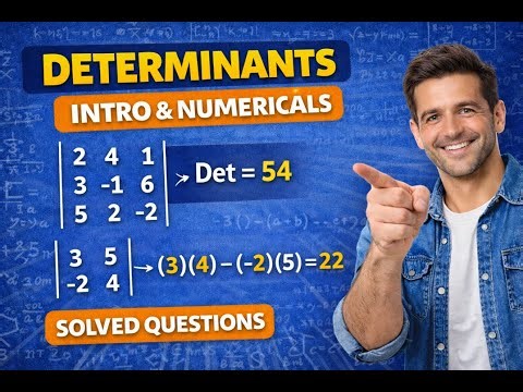 Determinants Explained | Basics + Numerical Problems| Diploma & Polytechnic Maths