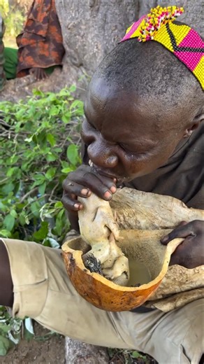 Hadzabe lifestyle-hunting the way it's been done for thousands of years. #huntingpassion #shorts