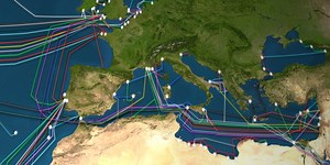 Animated map reveals the 550,000 miles of cable hidden under the ocean that power the internet