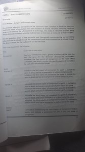 Compare and Contrast Essay: Conventional Classroom Education vs... | Filo