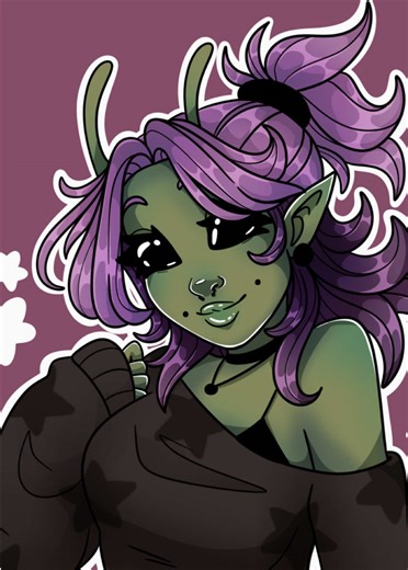 Drawing random OCs part 9 This is @Cici ♡ character! I hope you guys like it! 💚 Commissions are open on Vgen! Link is in bio! #artist #procreate #commissionsopen #digitalart #oc