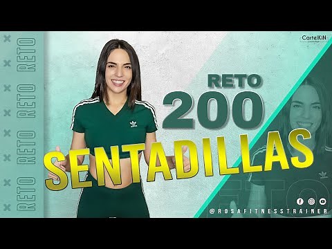 RETO 200 SENTADILLAS | Tonifica Piernas y Glúteos en 10 días