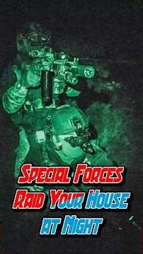 The Terrifying Reality of Night Raids #shorts #military #nightvision #specialforces