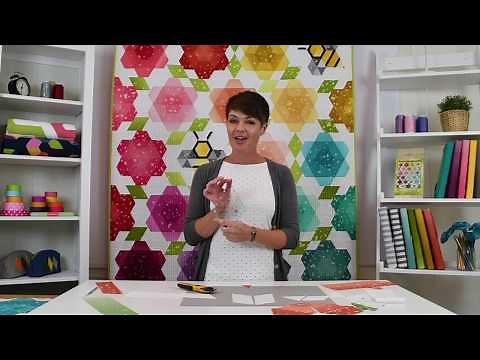 Creative Grids 60 degree mini ruler by Krista Moser