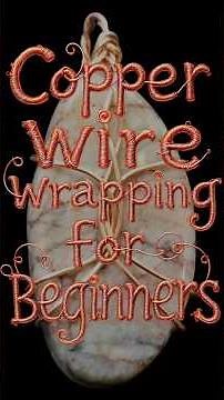 Wire wrapping for beginners. From Rock to Jewellery. Full video @vickistraney 3456 #wirewrapping