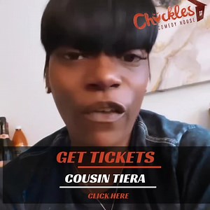 Cousin Tiera is on the way! Go ahead and grab tickets to check out her show. 🤣🤣 Click here for tickets memphis.chucklescomedyhouse.com | Chuckles Comedy House