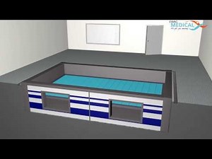 EWAC Medical - Modular Pool - Movable swimming pool floor - Endless possibilities