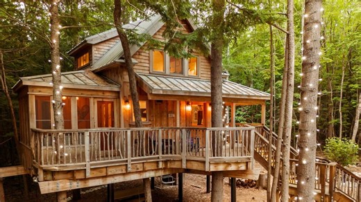 Luxury treehouse in Maine named top 10 hotel by National Geographic Travel
