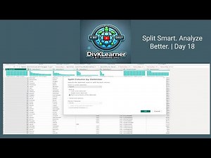 Day 18: Split Columns in Power BI | By Delimiter, Characters & Advanced Options | Ask it. Learn it.