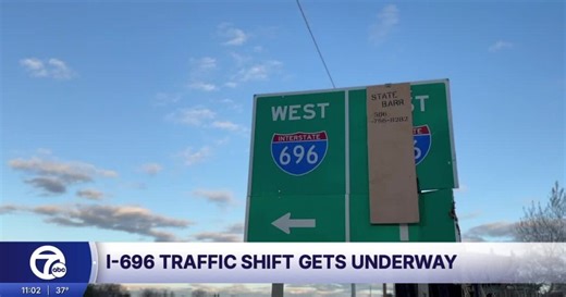 New I-696 ramp closures begin in Oakland County