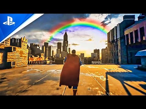 PS5 Superman Gameplay OPEN-WORLD Unreal Engine 5 😵 ( Mind Blowing Footage ) - Superman PS5 & Xbox