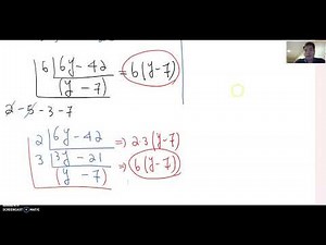 2.1 Factoring by the Greatest Common Factor GCF Part 1