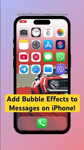 Send Cool Screen Effects in iMessage! #shorts #iphone