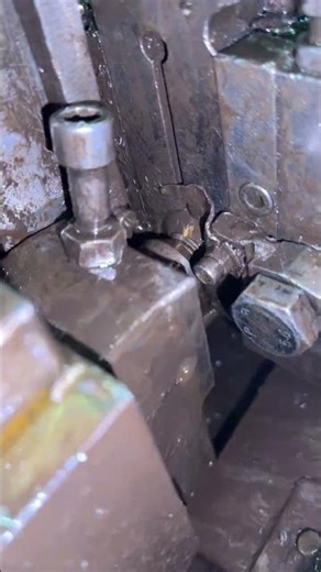 Tiny Bolts Enter the Machine — Perfect Hex Heads Come Out #bolt #factory #machine #fyp