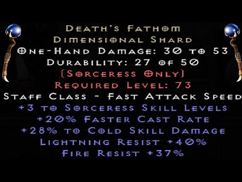 Death's Fathom Drop Location - Diablo II Resurrected