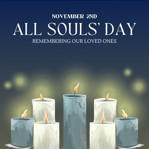 🕯️ All Souls’ Day 🕯️ Today, we remember and pray for all the faithful departed — our loved ones who have gone before us marked with the sign of faith. May the Lord grant them eternal rest and let perpetual light shine upon them. Let us also take a moment to entrust all souls to God’s mercy, confident in His promise of resurrection and everlasting life 🙏🏼 | Mary Immaculate Parish Eagle Vale