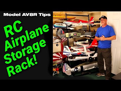 Banana Hobby RC Airplane Storage Rack System - Model AV8R Tips