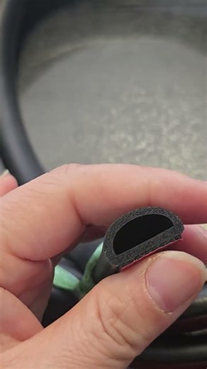 Rubber foam self-adhesive tape sealing strip.