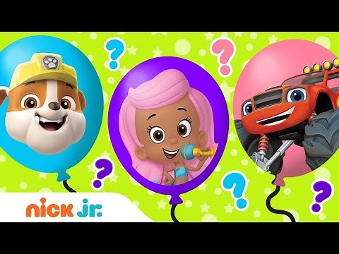 Balloon Popping Fun! Ep. 4 🎈 w/ PAW Patrol, Blaze, Blue's Clues & Bubble Guppies! | Nick Jr.