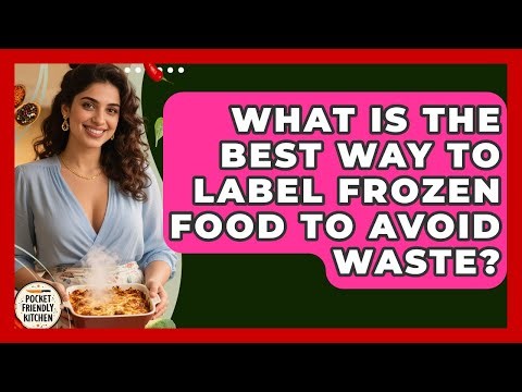 What Is The Best Way To Label Frozen Food To Avoid Waste? - Pocket Friendly Kitchen