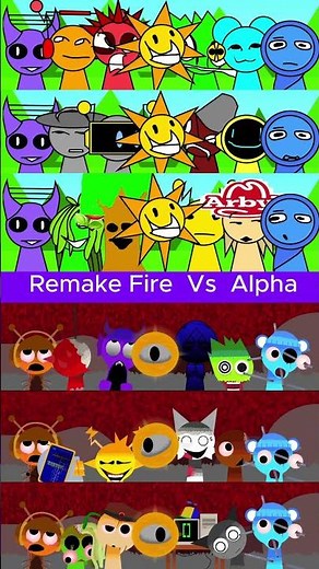 Incredibox Sprunki (Remake Fire Vs Alpha) - The Full Gameplay!