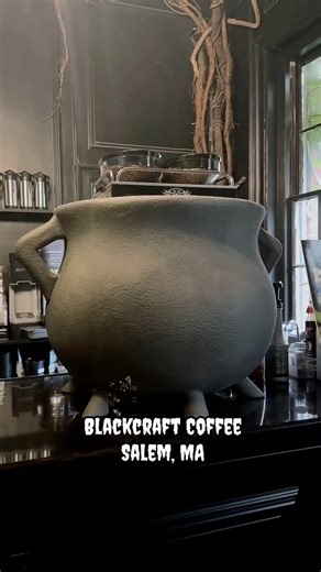 Our coffee shop inside @blackcraftsalem is brewing coffee from the cauldron 7 days a week 🔮☕️ 253 Essex St. Salem, MA - blackcraftcoffee.com And Los Angeles, get ready! We're opening in June (🤞🏼) - stay tuned for the exact date. | Blackcraft
