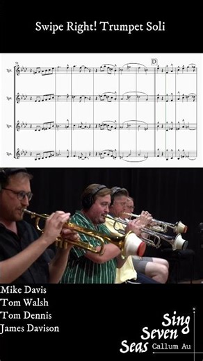 Swipe Right Trumpet Soli - Callum Au Big Band