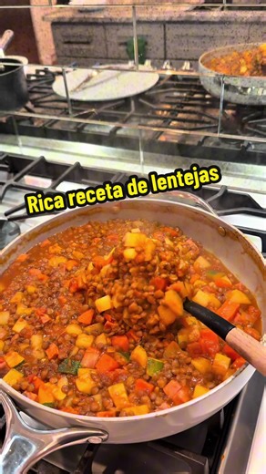 Rica receta de lentejas con pollo en la freidora de aire | Lentejas